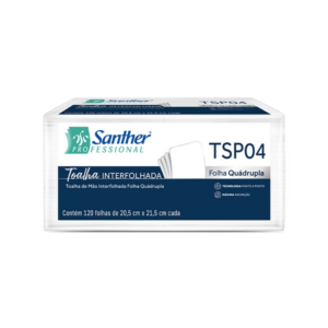 Papel Toalha Interfolha Quádrupla Santher TSP04