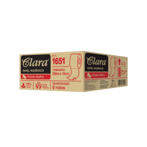 Papel Higiênico Rolão Duplo Claramax 1651