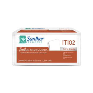 Papel Toalha Interfolha Dupla Santher ITI02