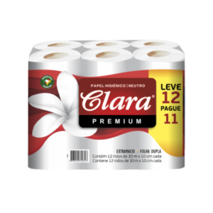 Papel Higiênico Rolinho Duplo Claramax 249