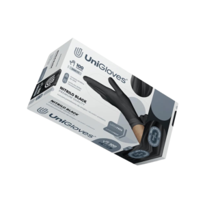 Luva Unigloves Nitrilo Black Sem Pó