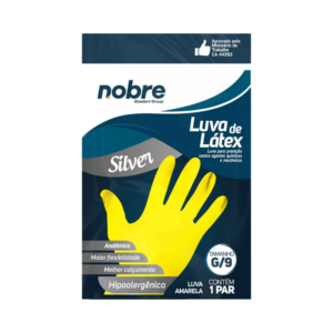 Luva De Látex Silver