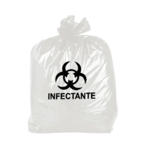 Saco Para Lixo Infectante 30 Litros Branco