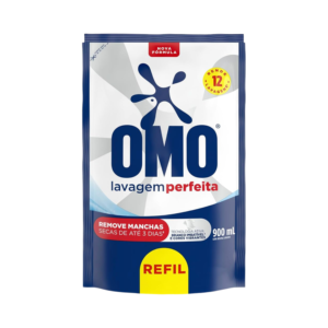 Refil Lava Roupas Líquido Omo 900ml