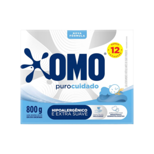 Lava Roupas em Pó Hipoalergênico Omo 800g